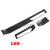 LHD RHD For MG3 Hybrid 2024 2025 ABS Carbon fiber Car Inner armrest Door Handle door Bowl cap strip Covers Interior Accessories