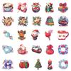 50-Piece Christmas Fun Gift Stickers (Santa Claus Design) - Waterproof Graffiti Decals for Computers, Notebooks, Phone Cases