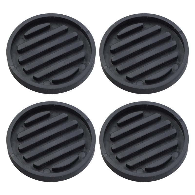 4 Pack Rubber Casters Cups Without Slip Furniture Grippers Round Sofa Stoppers Convenient for Bed Couch Table Chair