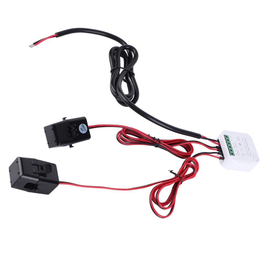 WiFi Single Phrase Energy Meter with Clamp Electricity Power Consumption Monitor for Tuya 90‑250VAC