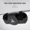 Universal Car Sunglasses Storage Box Sun Visor Glasses Case For Mitsubishi Outlander Lancer Eclipse Mirage Xpander Attrage