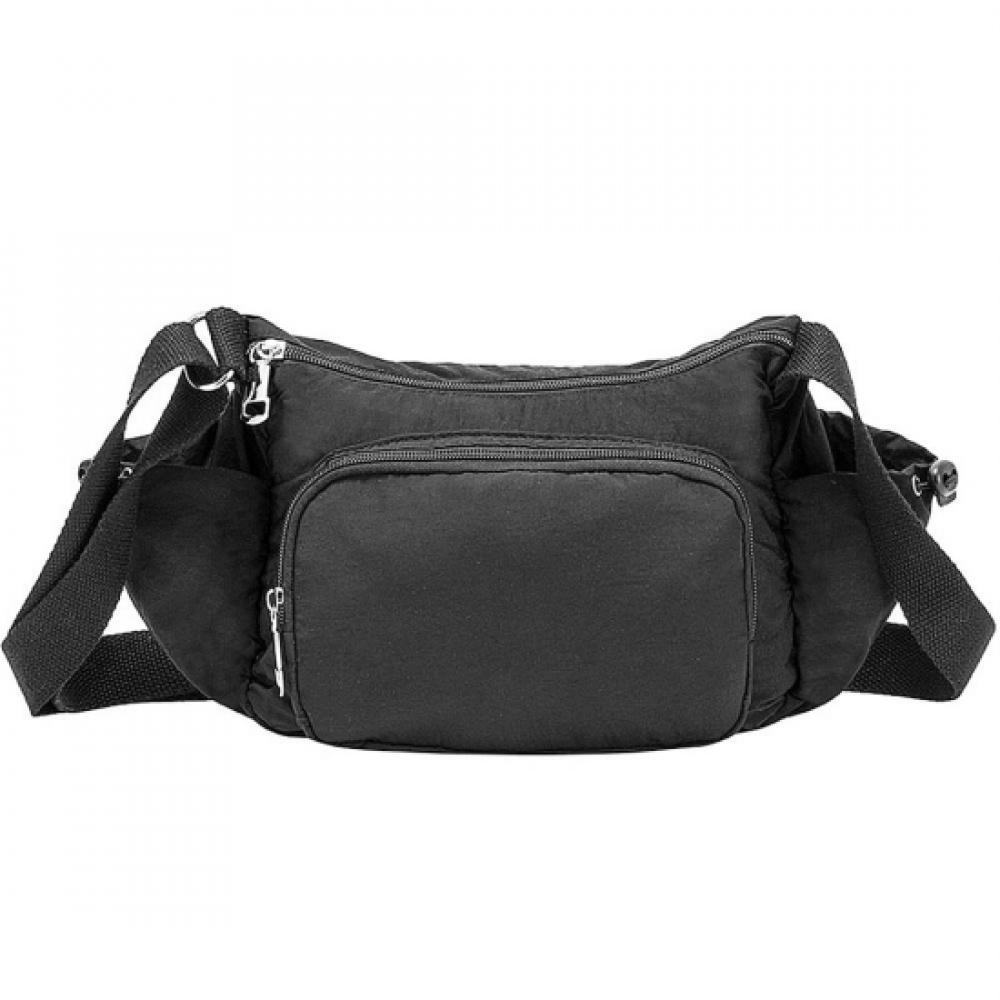 New Arrivals Open Run Unisex Waterproof Travel Crossbody Bag Black