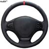 For BMW F30 316i 320i 328i Hand Sewing Car Steering Wheel Cover Car Protector