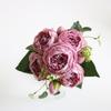 Artificial Flowers Peony Bouquet Silk Rose Vase for Home Decor Garden Wedding Decorative Fake Plants Christmas Garland Material
