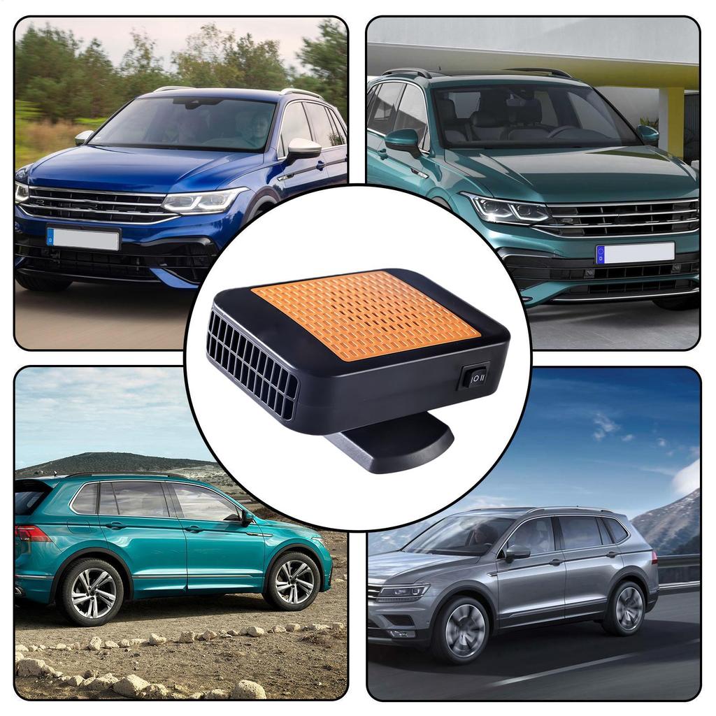 Car Heaters For Vehicle 12V 2-speed 360 Degree Rotating Equipment Car Defrost Heater For Winter Cold Weather Truck RV Adventure