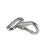 Stainless Steel Spring Hooks Square Ring Directional Hooks Fixed Hooks Braided Tape Hooks Luggage Buckle