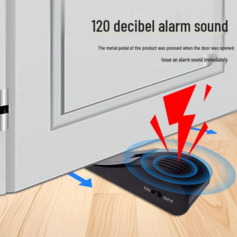 Portable Anti-Theft Door Stopper and Alarm for Business Trips and Travel – Ideal for Single Women's Safety in Apartments