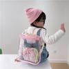 Charming Jelly Backpack For Kids With Breathable Durable Design Perfect For School And Outdoor Adventures Available In Soft Colors