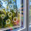 Creative Laser Circular Bubble DIY Home Beautification and Decoration Glass Doors and Windows Static Window Stickers