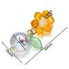 2Pcs Acrylic Beads with Crystal Beads Pendant Charms for DIY Earrings Bracelet Necklace Phone Chain Jewelry Making Supplies