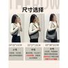 Minimalist Designer Leather Bucket Bag Large Capacity Shoulder Women Daily Commute