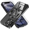 iPhone 12 Case, Electro MagSafe, Black + Screen Protector