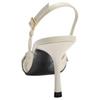 Zara Pu Elegant Buckle Stiletto High Heels 8Cm Women High Heels White 13870410202