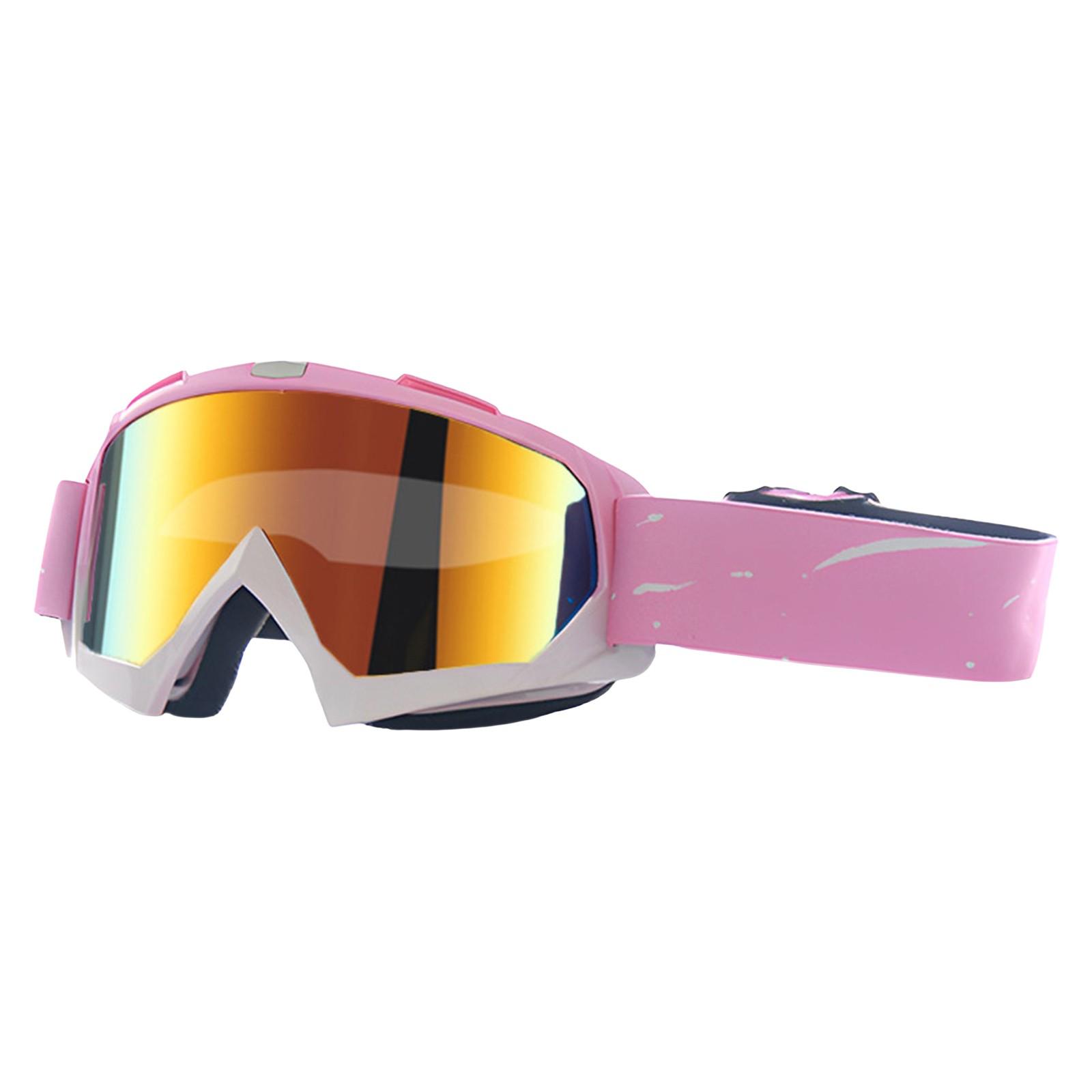 

Мотоциклетные очки, очки для езды на мотоцикле, квадроцикле, по бездорожью, лыжные очки с защитой от УФ-лучей, запотевания и ветра для мужчин и женщин One Size киноварь