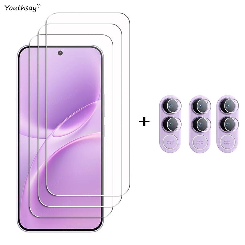 6in1 Full Gule Glass For Vivo V70 FE Screen Protector Vivo V70 FE Tempered Glass Protective Phone Camera Lens Film Vivo V70 FE