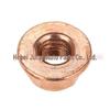 M8 Anti-loosening Copper-plated Hex Nut for BMW 3 Series E30 Exhaust Pipe (A1201420072)