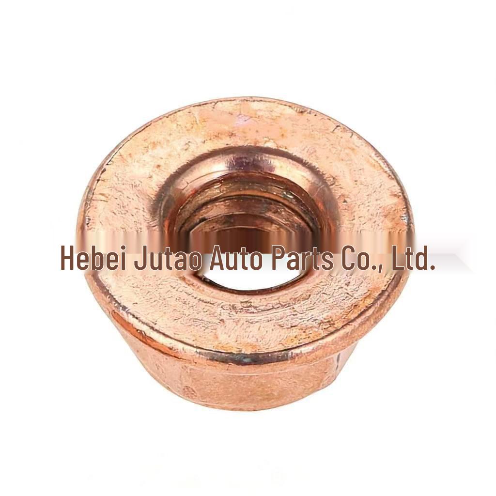 M8 Anti-loosening Copper-plated Hex Nut for BMW 3 Series E30 Exhaust Pipe (A1201420072)