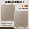 Waveguide Cover Compatible with Frigidaire 5304464061, Microwave Oven Repairing Part Mica Plates Sheets (2 Pack)