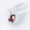Demon Slayer Nezuko Zenitsu Tanjirou Transparent Airpods Case for Funda Airpods 2/1 Cover Kimetsu No Yaiba Soft TPU Case Coque