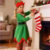 TUAHOUS Christmas Tree Cosplay Costume for Kids, Mrs. Claus, Elf, Gift Box, Reindeer, Unisex, Perfect for Events, Costumes, Banquets, Photoshoots,