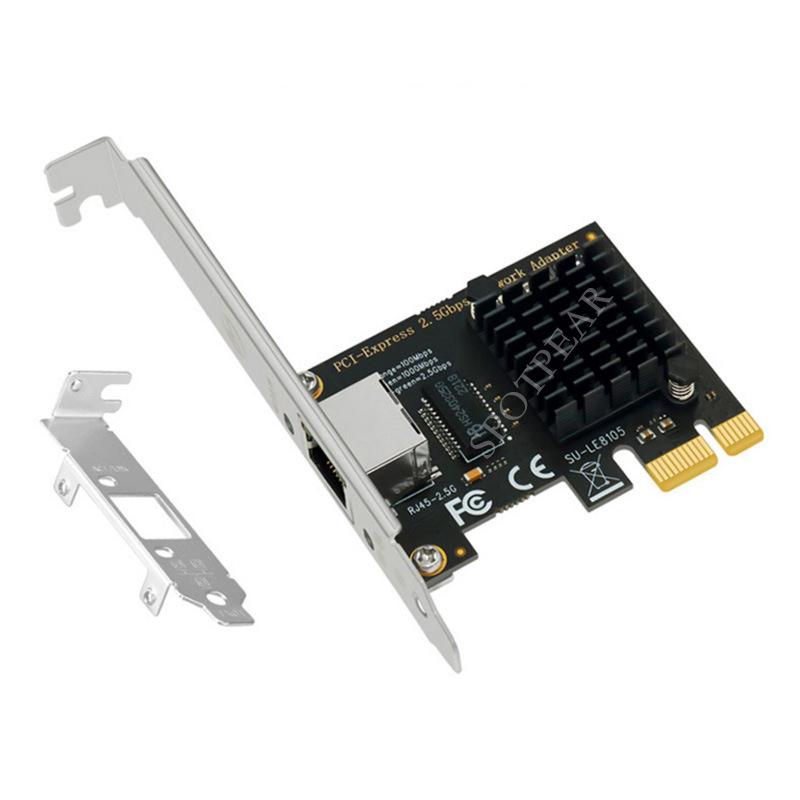 

Високошвидкісна мережева карта PCI-E до 2.5G/Gigabit RJ45 Ethernet (RTL8125)