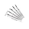 5Pcs Electronic Insulated Tweezers Plastic Head Stainless Steel Precise Heat Resistant Non-Conductive Tweezers for Precision
