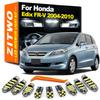 ZITWO 10 шт. Комплект світлодіодних ламп для салону та номерного знака для Honda Edix FR-V FRV 2004 2005 2006 2007 2008 2009 2010 Лампа багажника