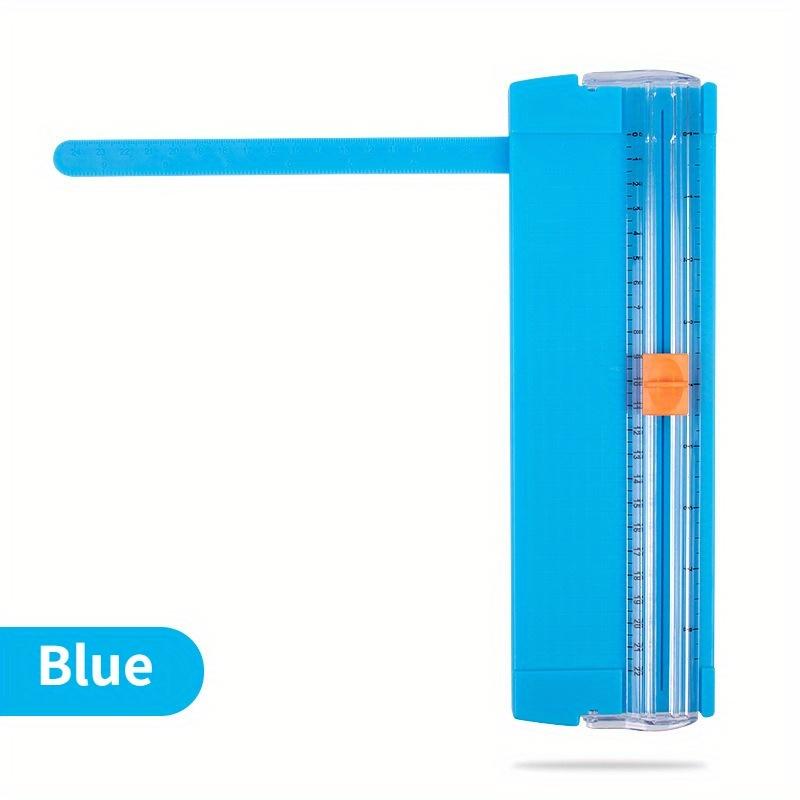 1 шт. Мини-портативный резак для бумаги A5 Маленький резак для бумаги Резак для бумаги Резак для бумаги Резак для бумаги Резак для бумаги Резак для блокнота Blue