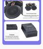6.5-Inch Two-Way Car Audio Speaker Set with Full-Range Tweeters