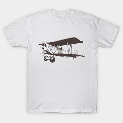 T Shirt Women Historical Plane Design Harajuku Print Kawaii Tshirt Summer Short Sleeve Female T-Shirt Top Tee