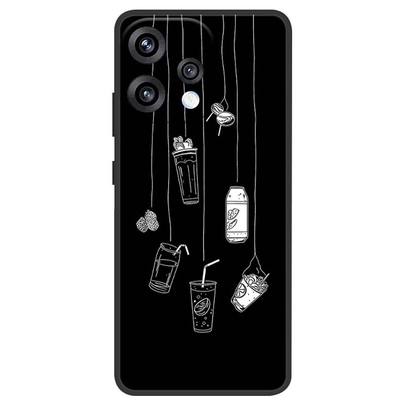 For OPPO Reno 15 Case For OPPO Reno 15C Cover Cute Flower Printing Soft Silicone Cases For OPPO Reno15C Reno15 Coque Fundas