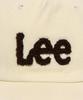 LEE Boucle Twitch Logo Cotton Cap Ivory