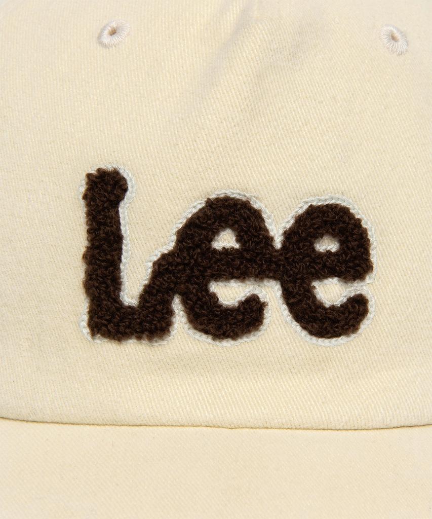 LEE Boucle Twitch Logo Cotton Cap Ivory