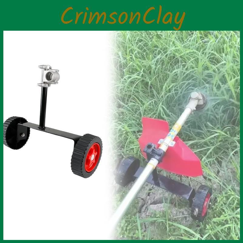 For Universal Metal Wheels String Trimmer Grass Eater Weed Adjustable Supplies