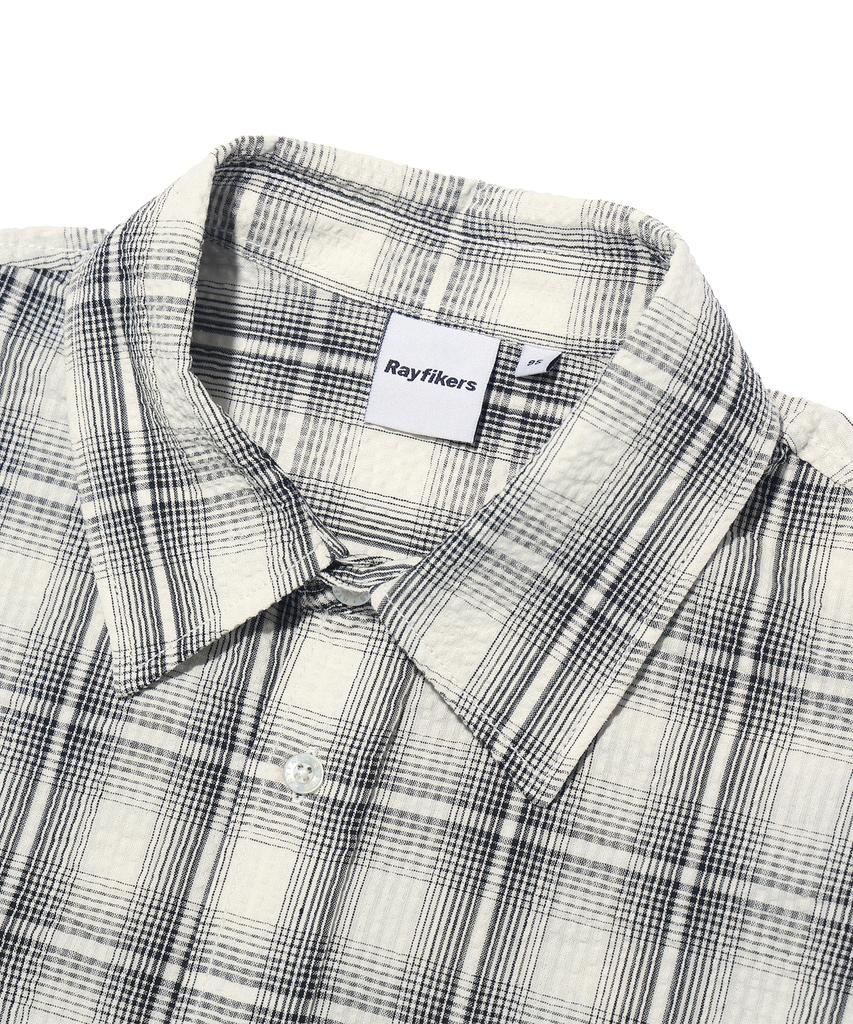 RAYFIKERS Essentials One Pocket Check Short Sleeve Shirt Mq2Yu327_Ivory