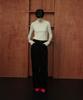 MELLY&ROSE Soft Wool Tencel Turtleneck T-Shirt (319948)_Lime