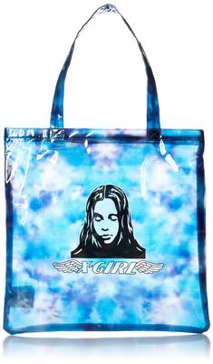 X-girl Angel Face Clear Tote Bag (105202053005), Blue