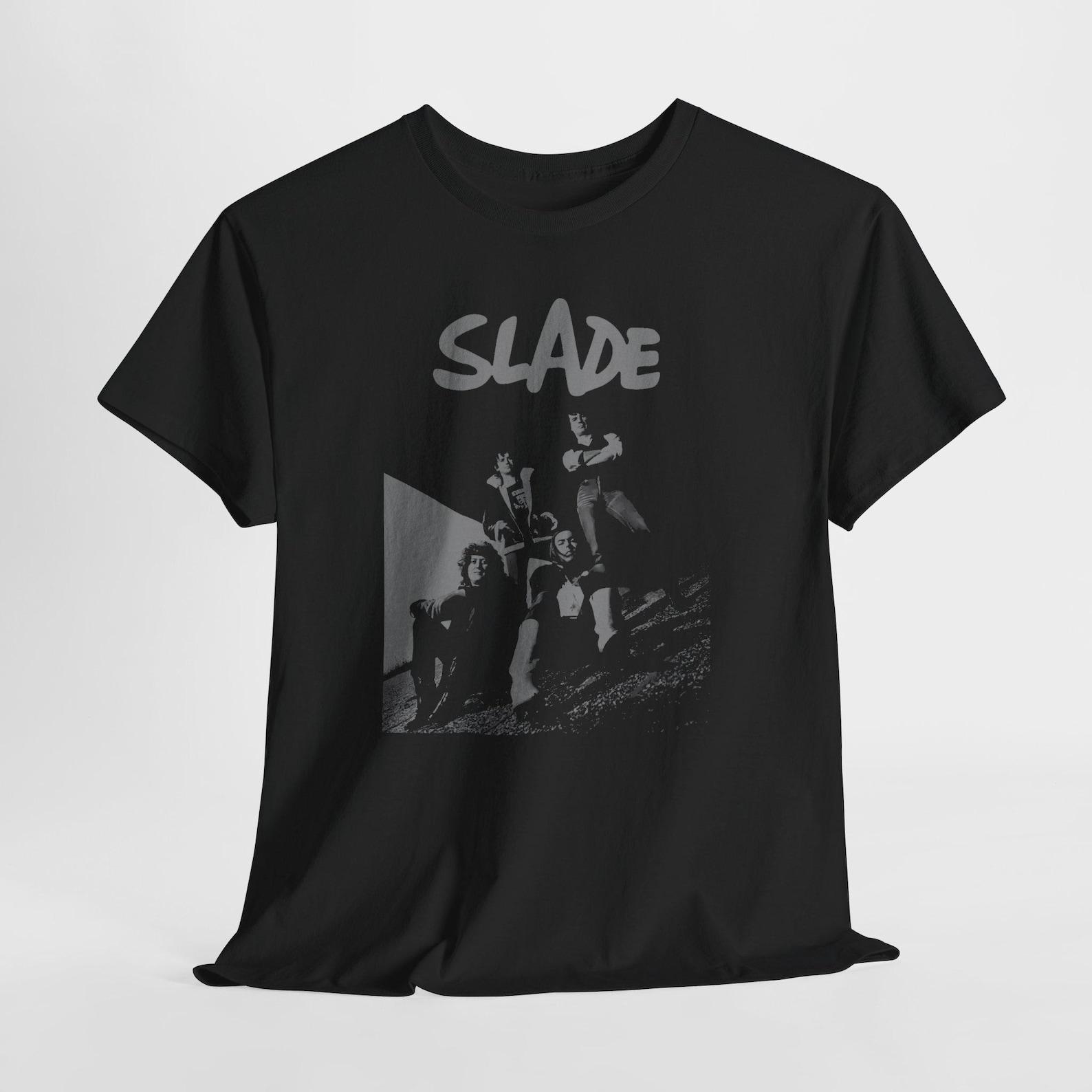 Slade Band Photo Tee | Vintage Rock Group Graphic T-Shirt 3XL