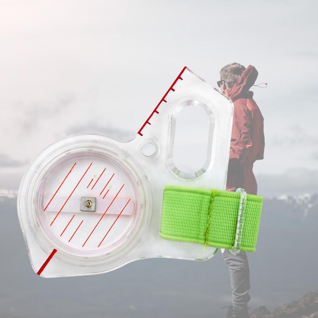 Multifunctional Compass Ruler for Map Reading Backpacking Camping Orienteering Thumb Compass Survival Navigation Compass