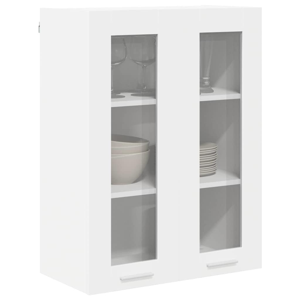 Hängeschrank mit Stauraum Weiß 60 x 31 x 80 cm Spanplatte