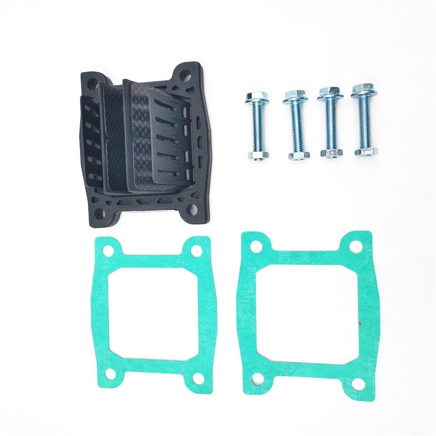 High Quality Intake Reed Valve Carbon Fiber With Bolts Stickers For Yamaha Blaster 200 YFS200 1988 1989 1990 1991