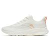 Comfortable Fabric Slip Resistant Abrasion Resistant Low Top Running Shoes Women's White Orange 122325576-1