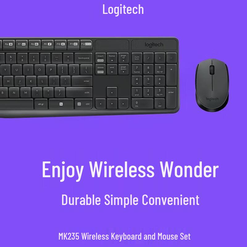 Logitech MK235 Wireless Keyboard and Mouse Combo