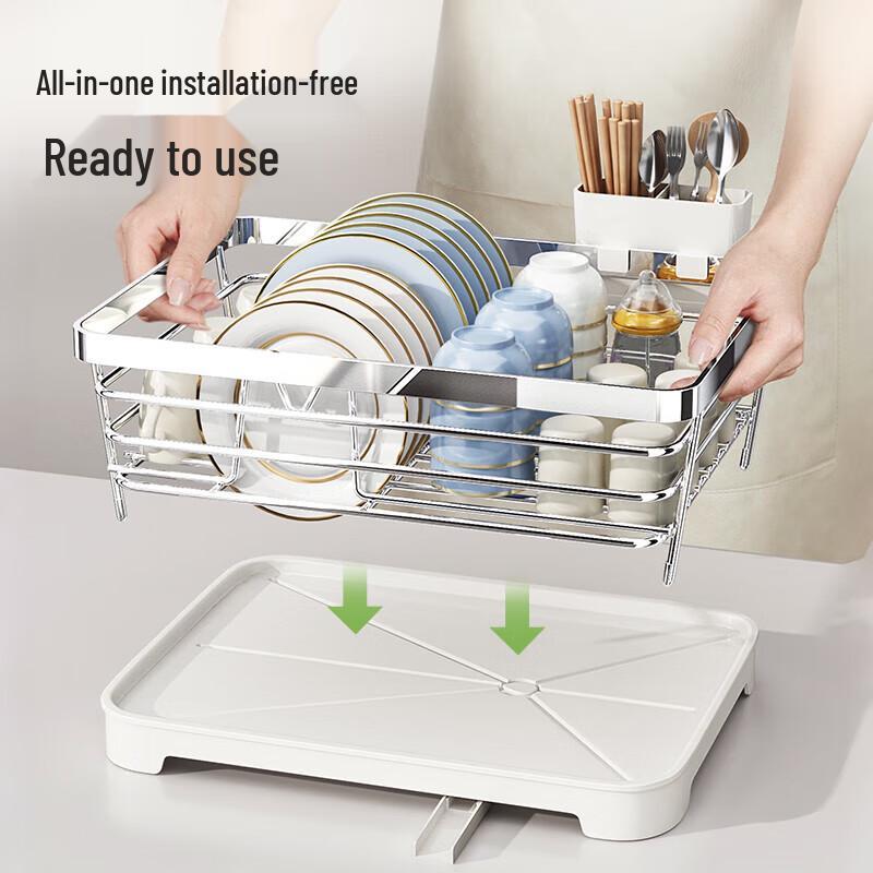304 Stainless Steel Countertop Dish Drying Rack
