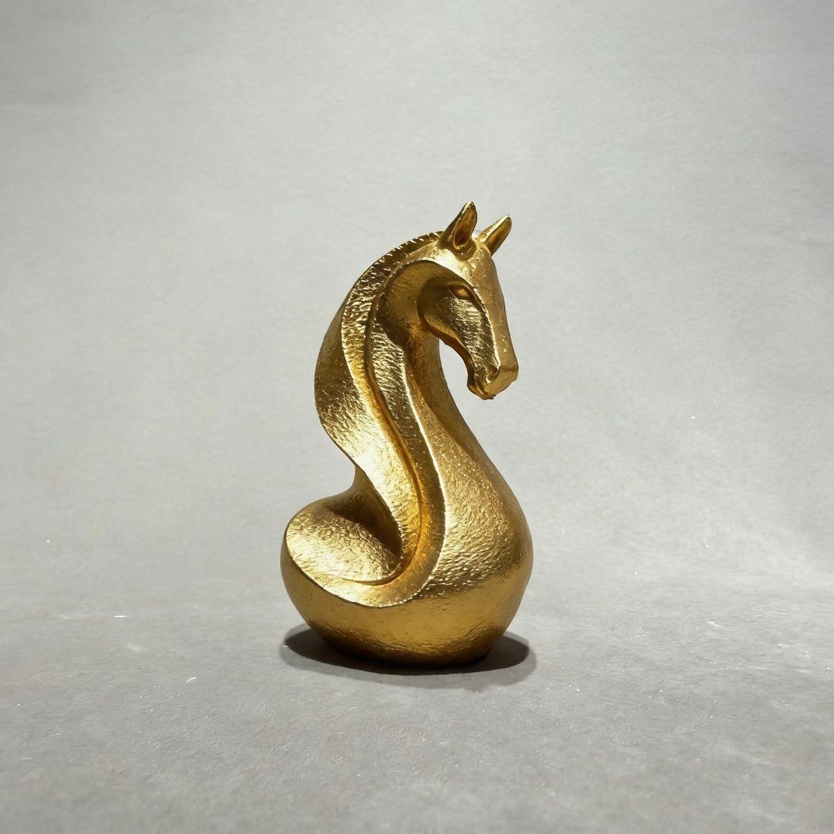 

Retro Art Horse Ornaments Minimalist Home Lucky Horses Decor Living Room Study Desktop Crafts Animals Decorations New Year Gifts темно-сірий