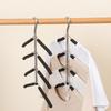 Multi-Layer Clothes Rack Metal Clothes Drying Rack Space Saving Wardrobe Storage Rack
