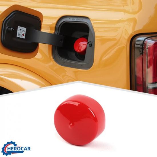 Red Fuel Filler Inner Cover Gas Cap Dust Cover Guard Shell For -25 Ford F150