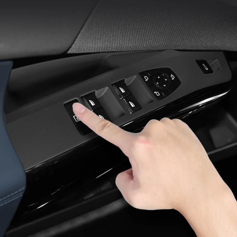 For BMW X3 2024-Present Car Armrest Box Storage ABS Door Windows Lift Cover Storage GPS Organizer Under Centrol Control Tray