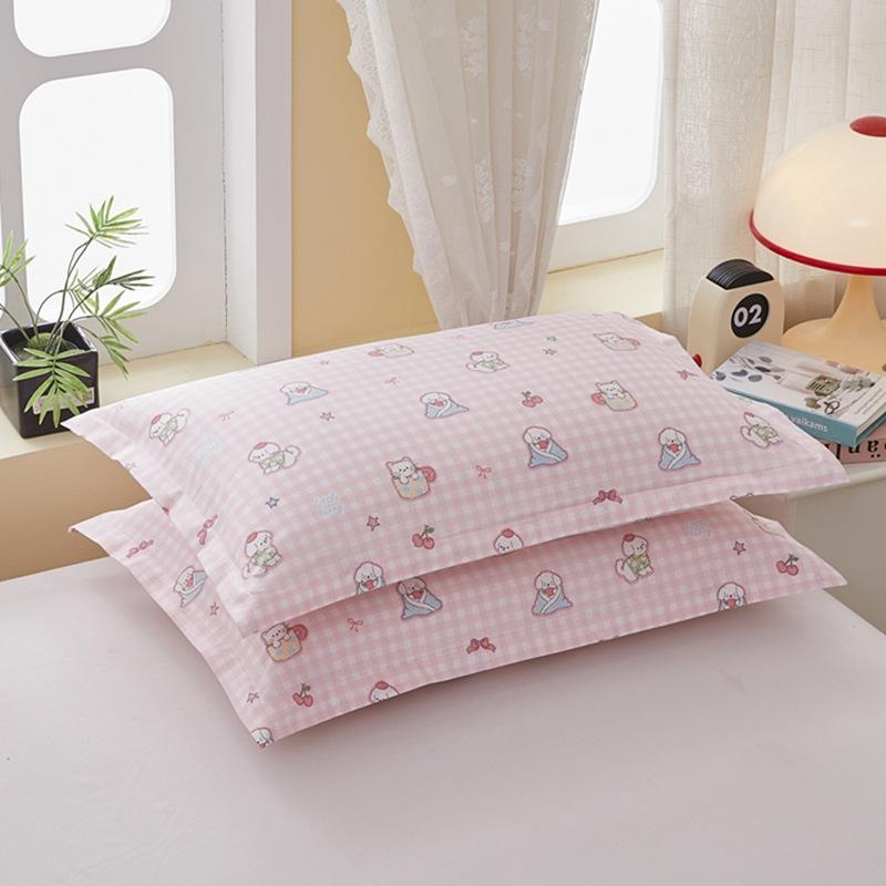 2pcs Floral Pattern Cotton Pillowcase Without Pillow Core, Comfortable Soft Pillow Covers, for Home Bedroom Living Room Decor, 19*29inch
