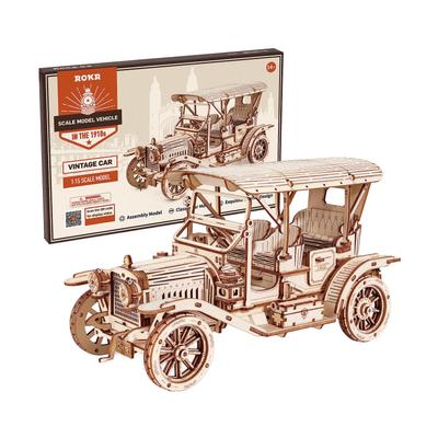 Robotime 3D Madera Madera Corte Láser Miniatura Educativo Jardín de Infancia Año Nuevo Navidad Regalo Puzzle, Puzzle, Engranaje, Juguete, Juguete, Niños, Niñas, Adultos,